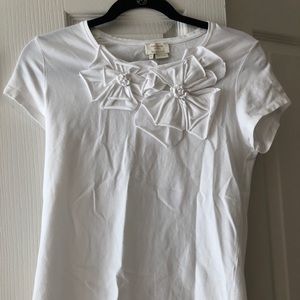 Kate Spade white embellished t-shirt